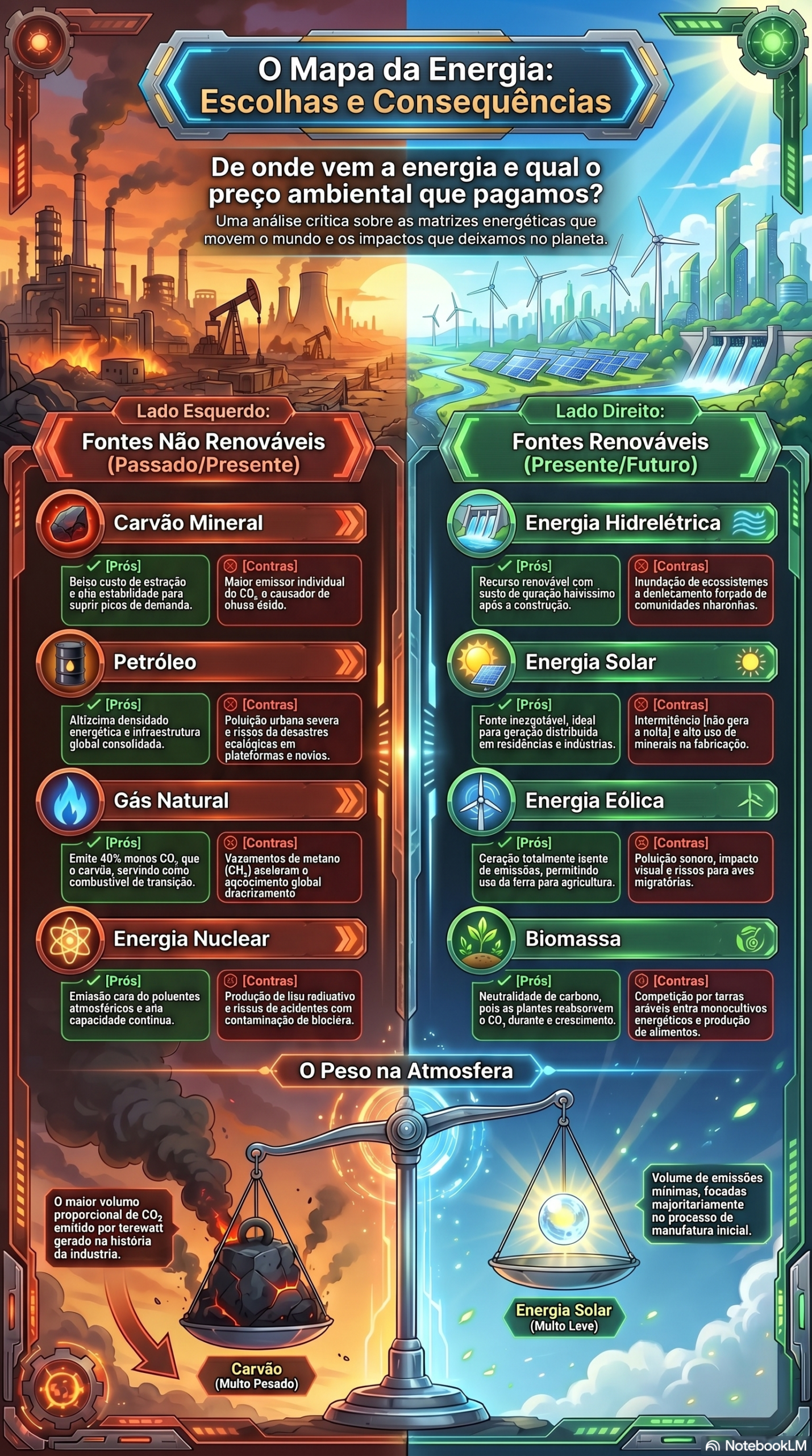 Infográfico - Mapa da Energia